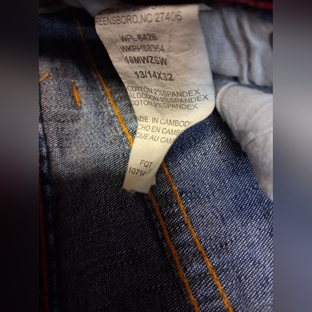 Wrangler Junior Womens Classic Blue Denim Jeans - Picture 3 of 8